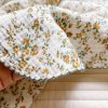 BuLuTu Hibiscus Floral 4-Layer Muslin Toddler Blanket