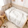 BuLuTu Lightweight White Down Alternative Toddler Comforter Duvet Insert