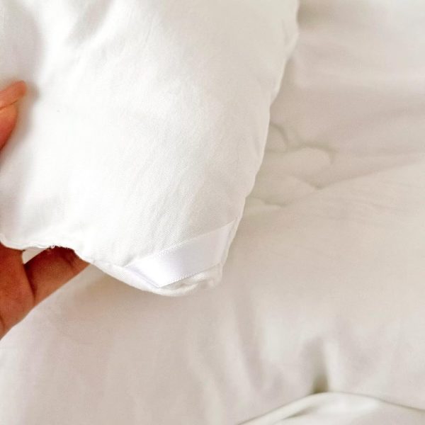 BuLuTu Lightweight White Down Alternative Toddler Comforter Duvet Insert
