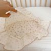 Pink Floral Pillowcase BuLuTu Pink Floral Muslin Toddler Pillowcase with Ruffles