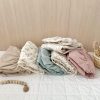 BuLuTu 2-Pack Floral Muslin Fitted Crib Sheets - Camellia & Forest Print
