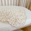 Pink Floral Pillowcase BuLuTu Pink Floral Muslin Toddler Pillowcase with Ruffles