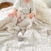 BuLuTu Forest Rabbit 4-Layer Muslin Toddler Blanket - 47"x51"