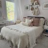 BuLuTu Kids Floral Muslin Duvet Cover Set - Vintage Camellia Pattern