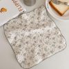 BuLuTu 4-Pack Muslin Cotton Kitchen Towels & Reusable Cleaning Cloths